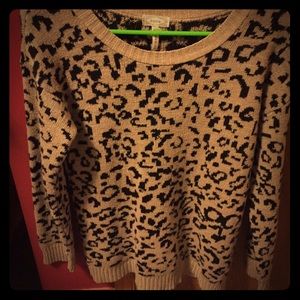 XS Cheetah Sweater